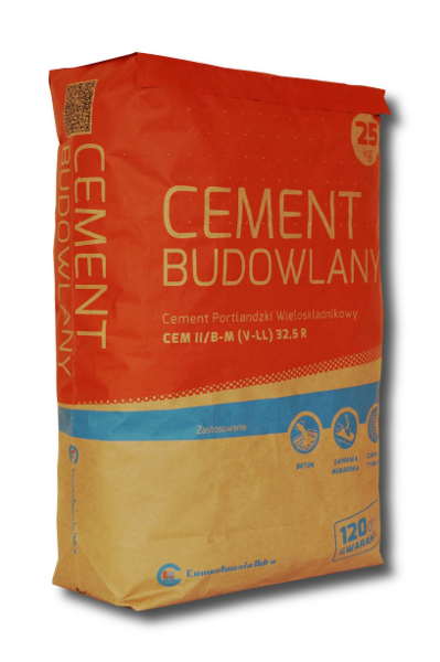 Cement budowlany (Odra) CEM II/B-M (V-LL) 32,5R 